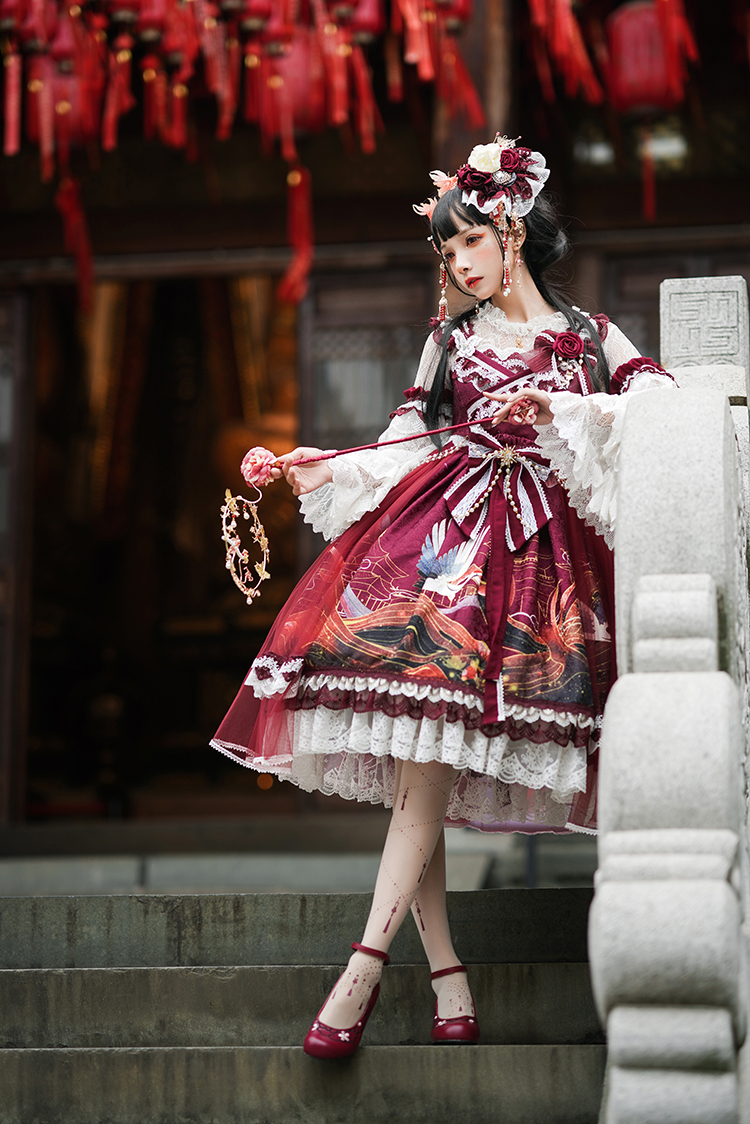 lolita上新九歌lolita西洲梦鲤和风jsk