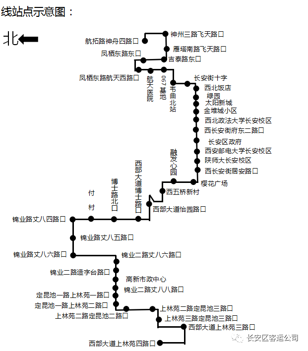 西安188路公交车路线图图片