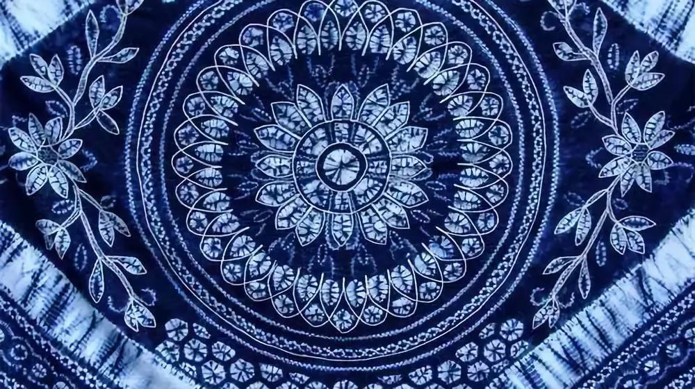 千年扎染仍灿烂_印染