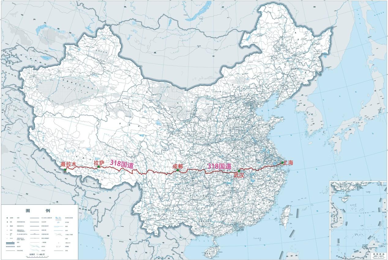 骑行者都爱走318国道它是从哪里到哪里