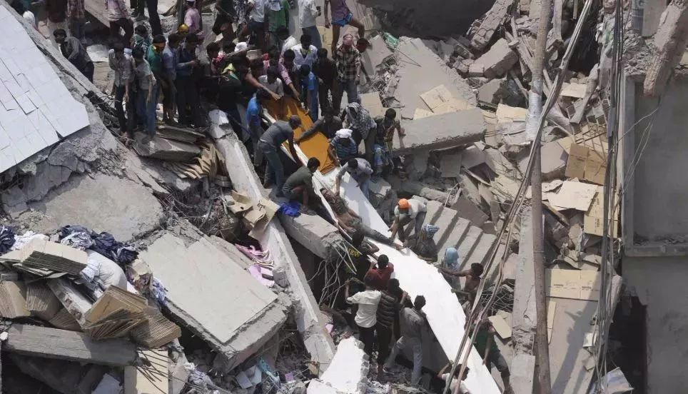 孟加拉国萨瓦区大楼倒塌事故中大楼名叫热那大厦(rana plaza),为索