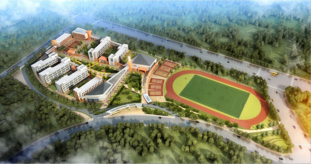 天津市南大附中中海学校(暂定名)位于中海国际公园城东北角,占地面积