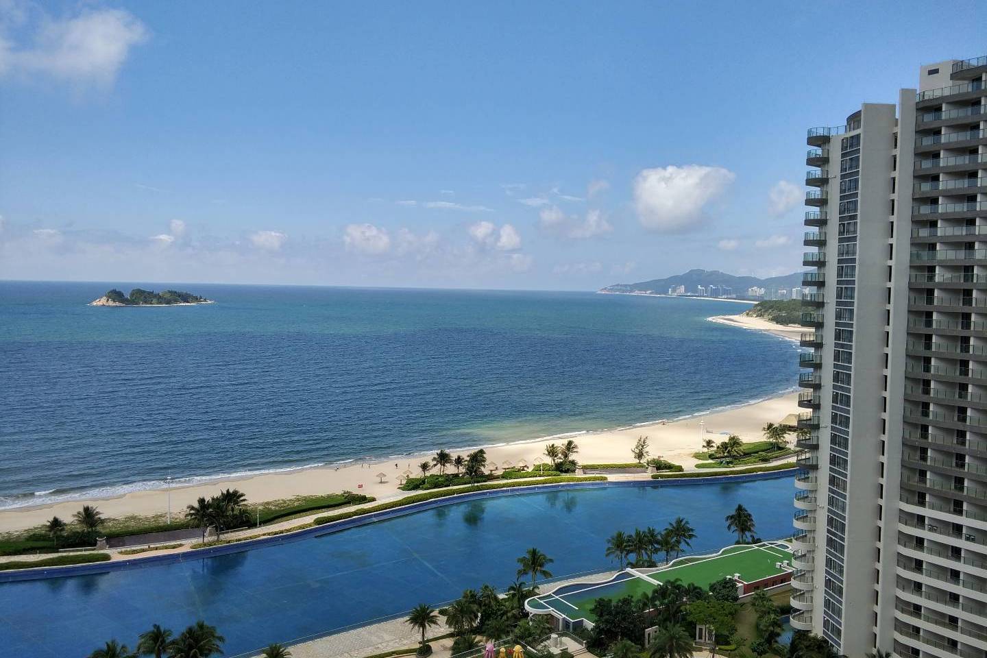 小伙带你打卡网红广东阳江海陵岛敏捷黄金海岸样板间海景房