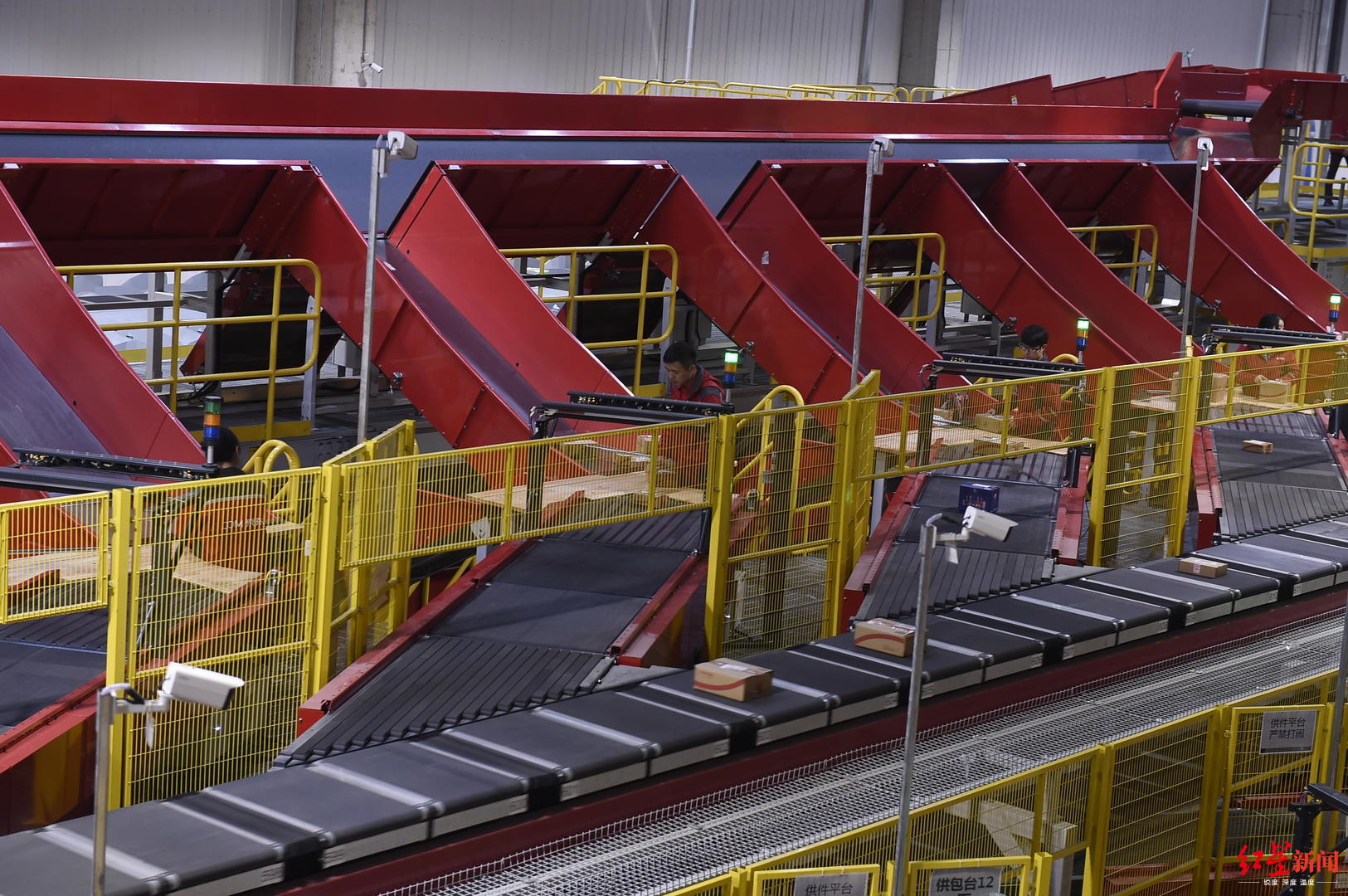 四川最牛分拣中心双十一前启动日订单处理能力达120万件