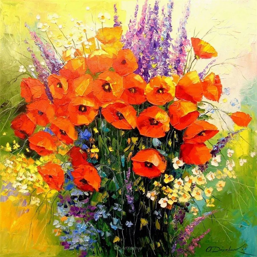 艳丽花卉风景乌克兰darchukolgavyacheslavovna