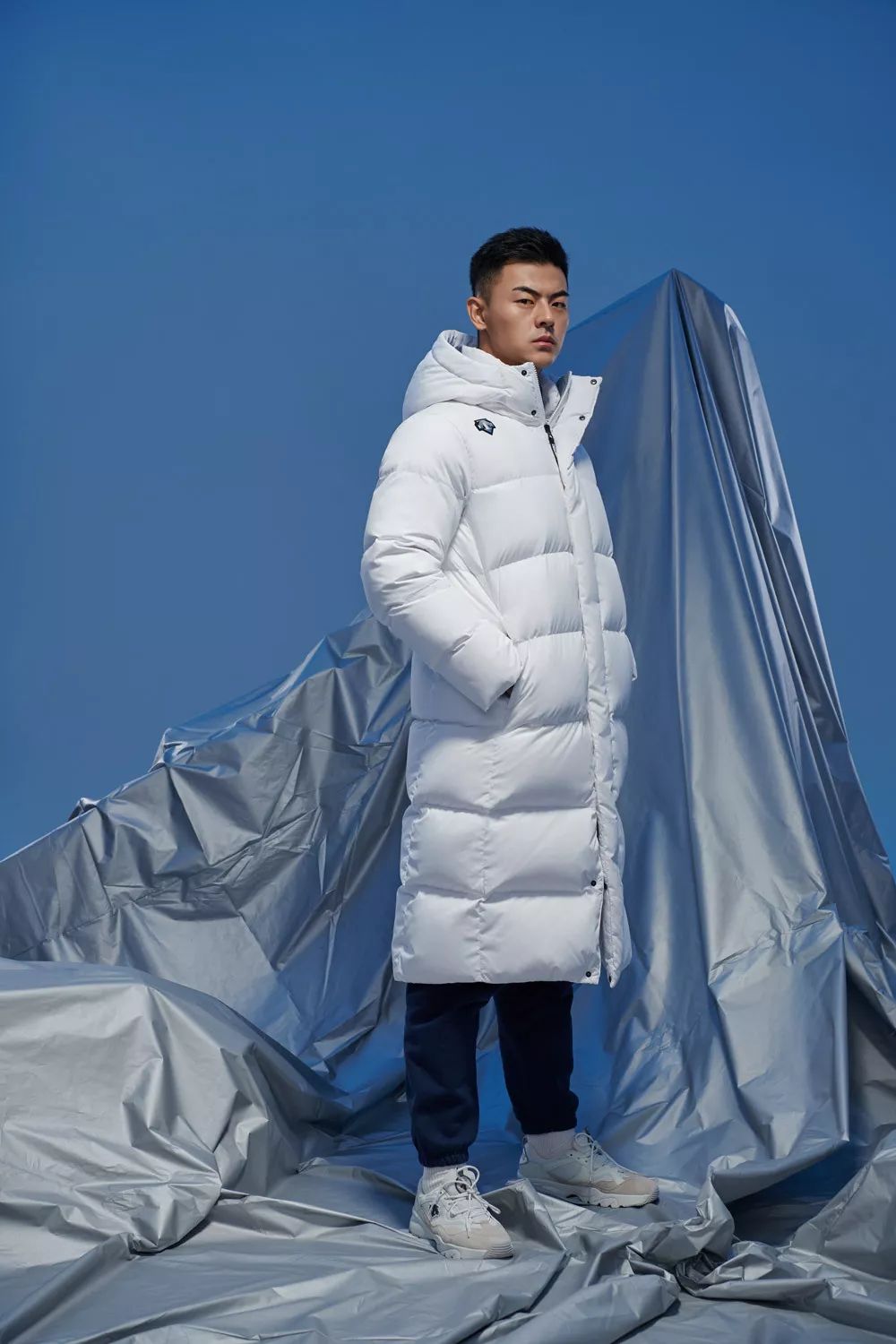 运动达人赵宇豪( 图片来源:descente )羽绒服不再是臃肿与厚重的代