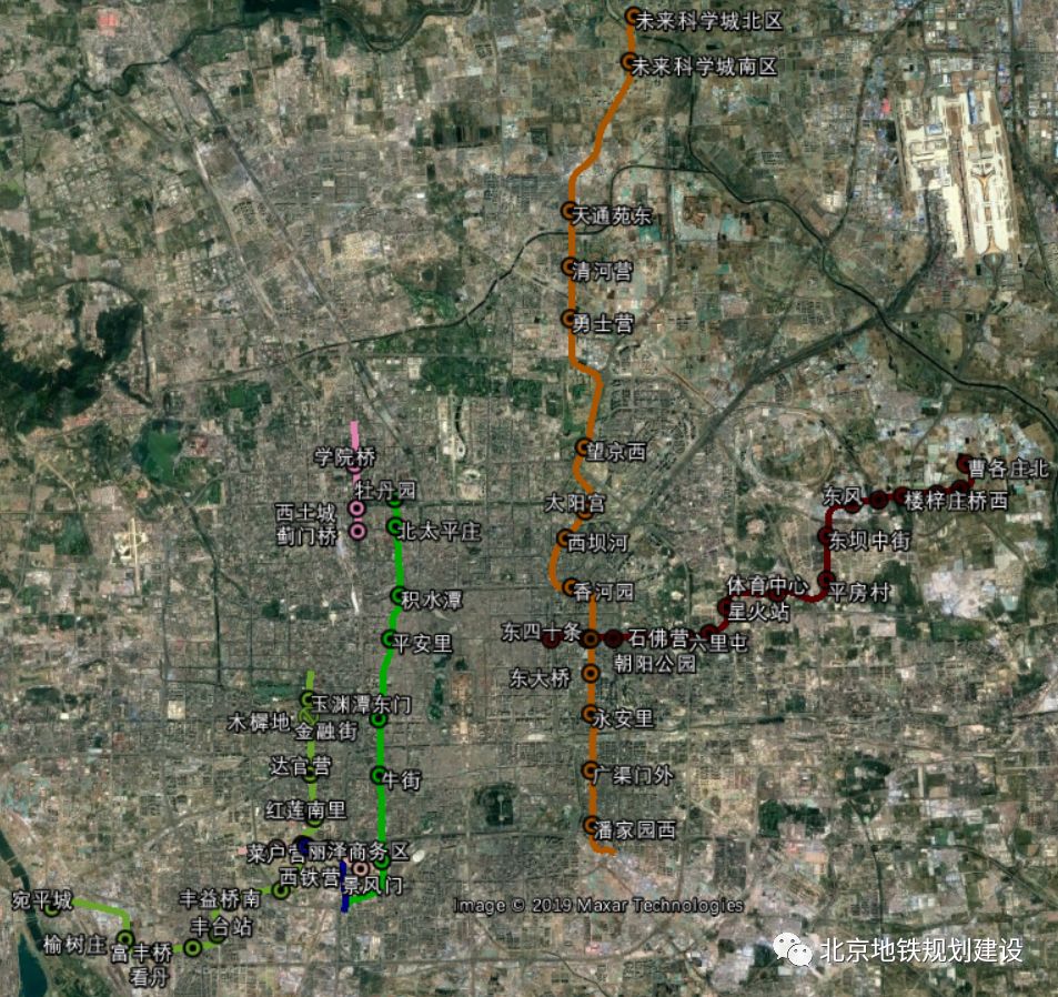 北京丰台区地铁规划图片