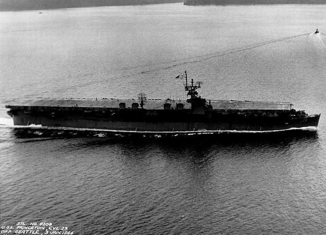 普林斯顿"号(uss princeton cvl-23)是9艘"独立"级轻型航母中的第二艘