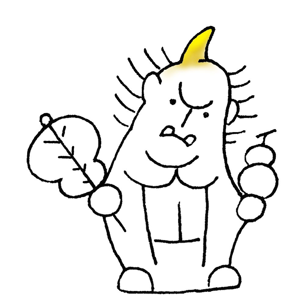 银角大王的简笔画卡通图片