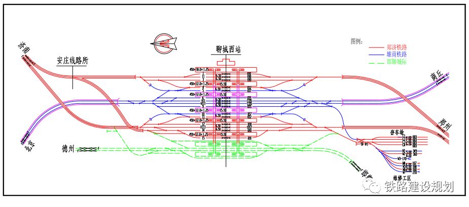 聊城高铁最新消息平面布置图曝光