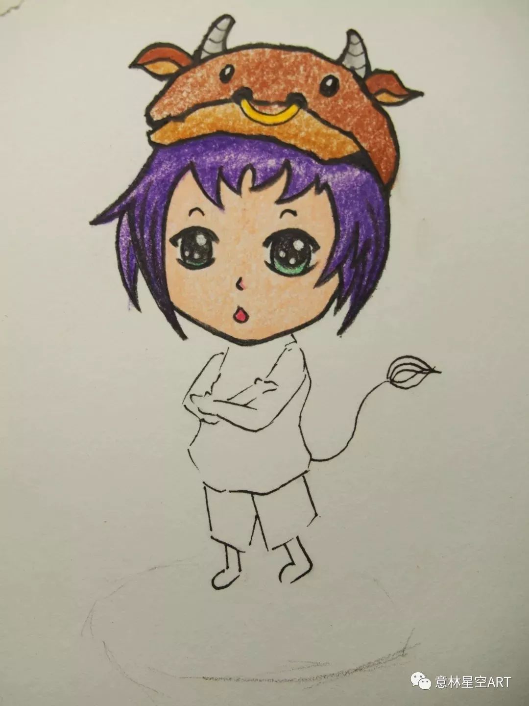 教程彩铅十二生肖卡通牛vsq版牛姓牛的如何取名不尴尬