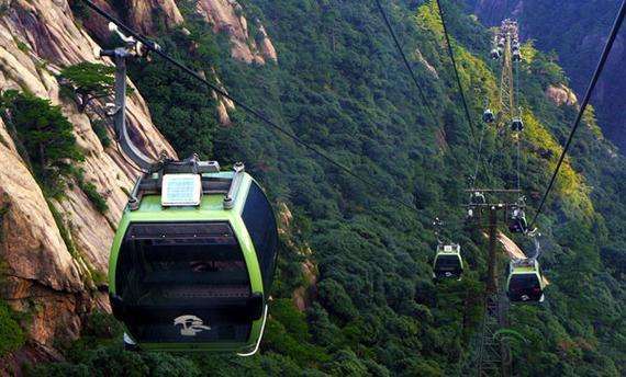 黄山玉屏索道已基本维修完毕恢复时间待定曾因故障致游客滞留