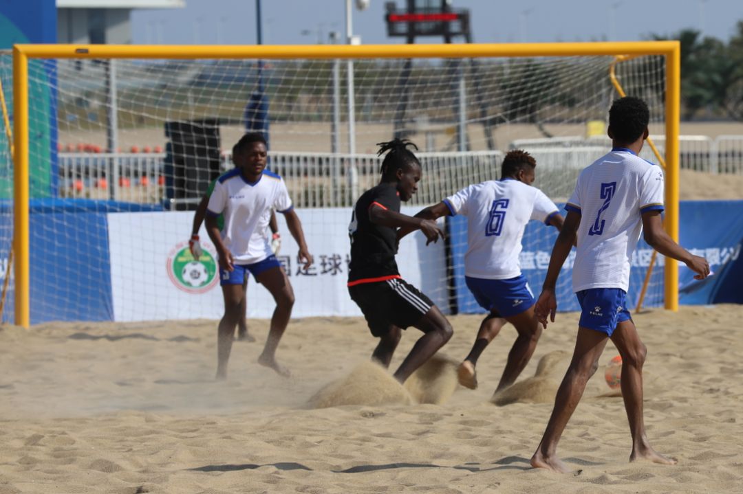 中国希望队夺得梅山湾沙滩足球国际友谊赛冠军!比赛圆满落幕!