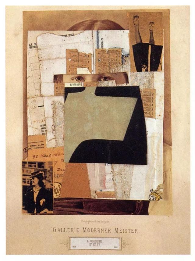 许多艺术大师都尝试通过拼贴来突破二维平面的艺术效果~像毕加索,布