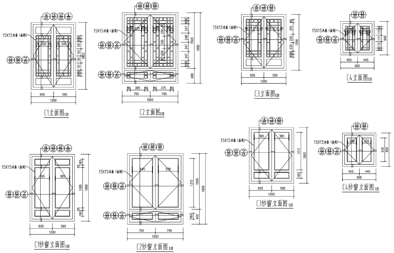 【素材】cad古建图纸:这些个施工图可真会为难人!