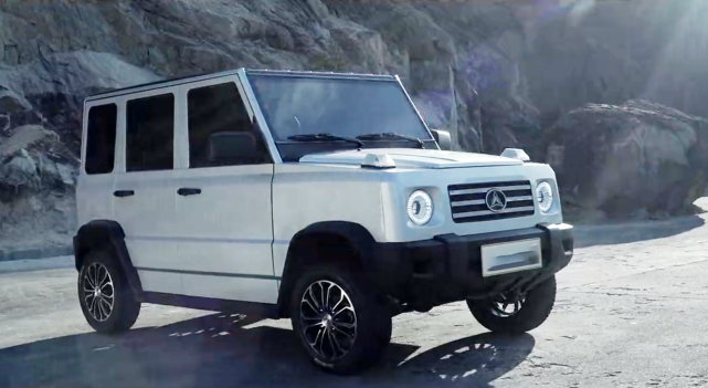 帅气实用的钓鱼车混动后驱涉水深度近半米卖4万多