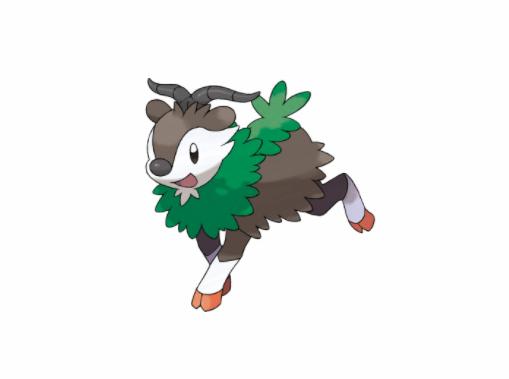 精灵宝可梦图鉴672即使不吃食物也没事的精灵坐骑小羊