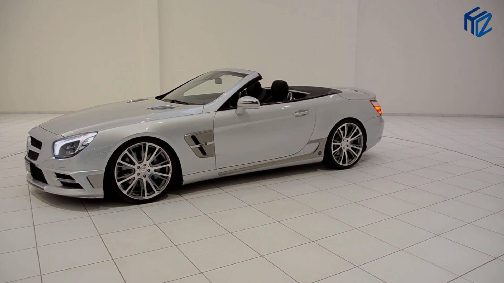 巴博斯改装的全新奔驰sl500既优雅又迷人