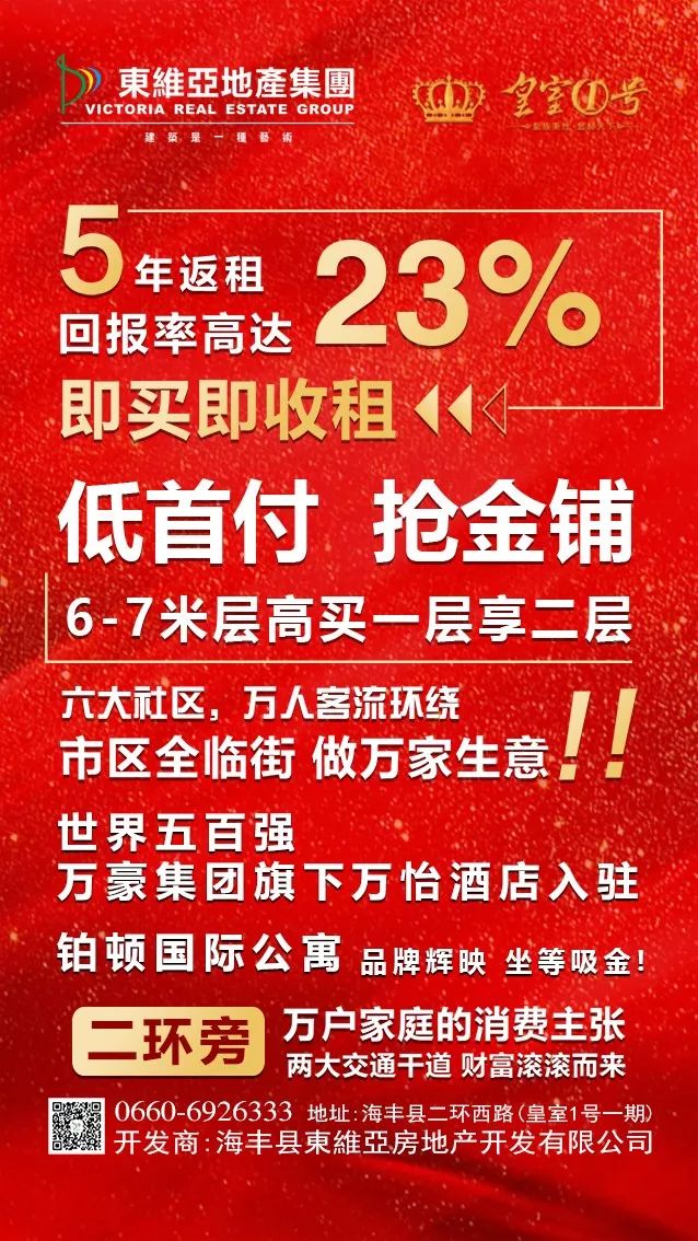 皇室商铺5年返租回报率高达23即买即收租