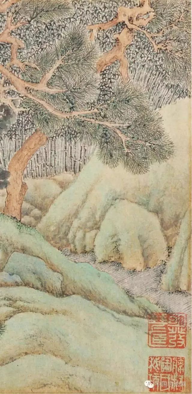 文徵明惠山茶会图卷北京故宫博物院藏