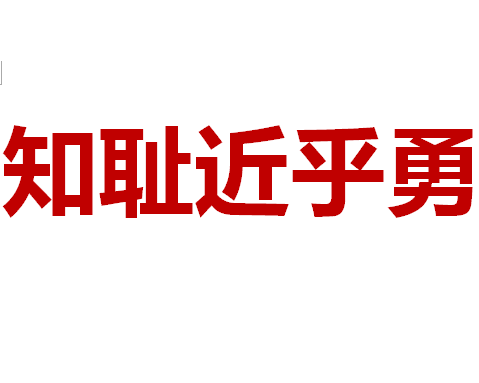 好学近乎知,力行近乎仁,知耻近乎勇《礼记》