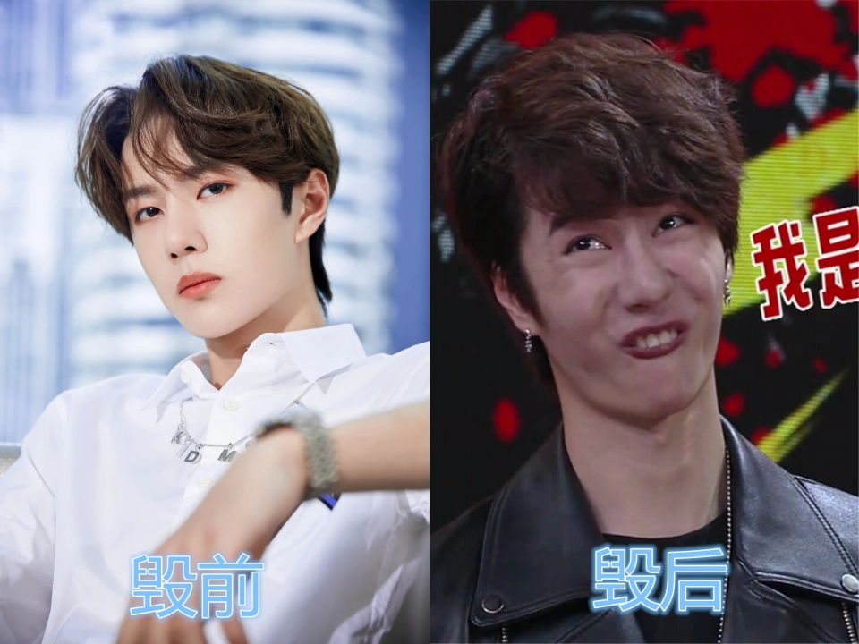 男神毁形象前后,朱一龙变毛猴,王一博兔八哥,肖战毫无偶像包袱