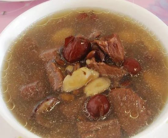 生薑大棗牛肉湯