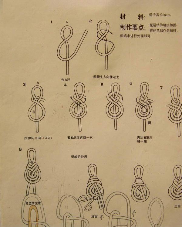 腰带扣编织的教程图片