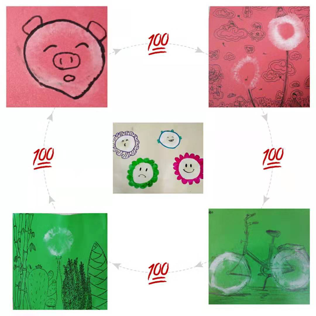 孢子印制作过程图片图片