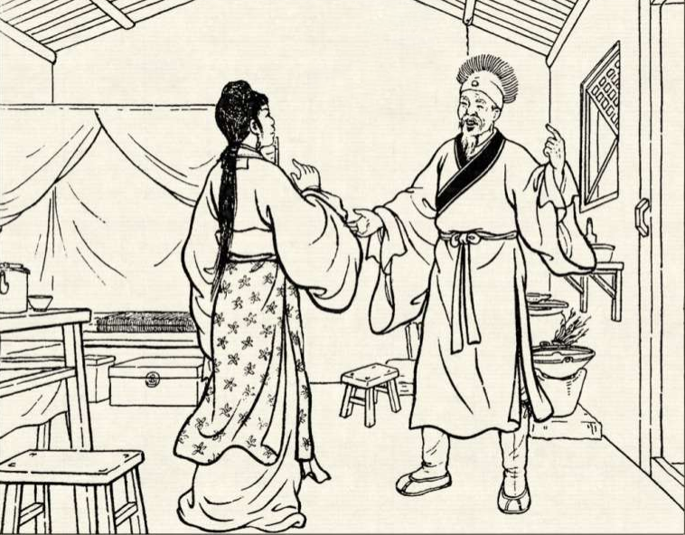 原创民间传说巧媳妇和抬杠公公