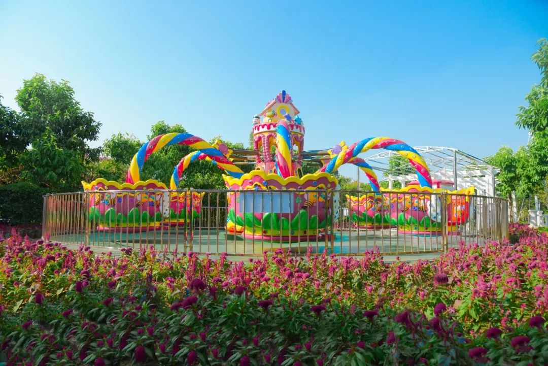 过山车弹跳机大战鲨鱼岛花海里面也藏着许多动漫模型,一起找找,看看有