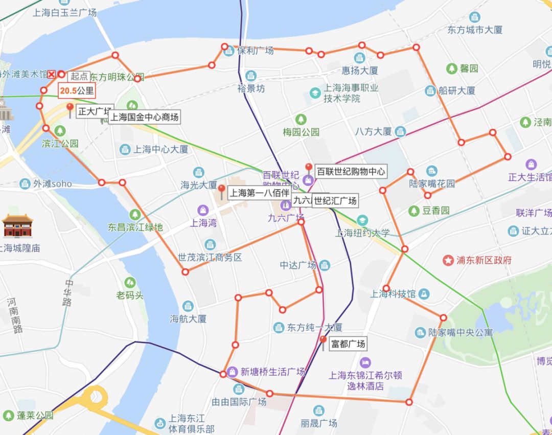 陆家嘴街道范围图图片