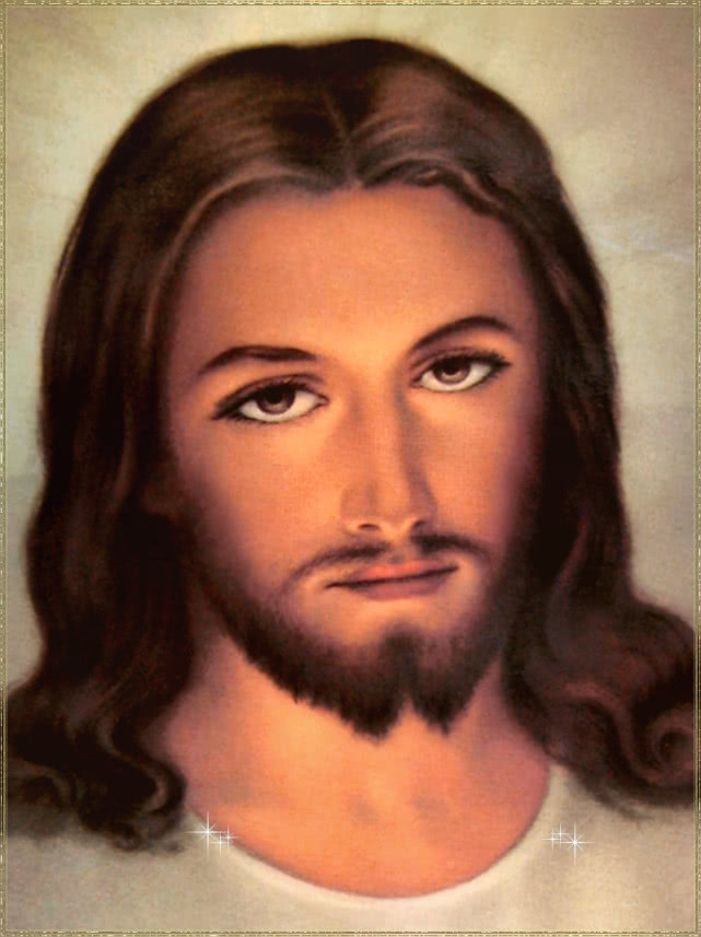 耶稣的照片 真人图片