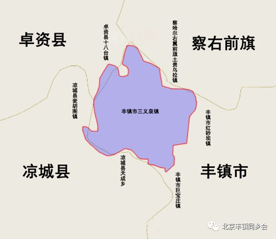 丰镇市城区地图图片