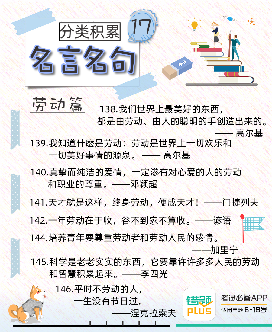 写作文必背素材 引用这些名人名言 作文分数飞速提升 名句