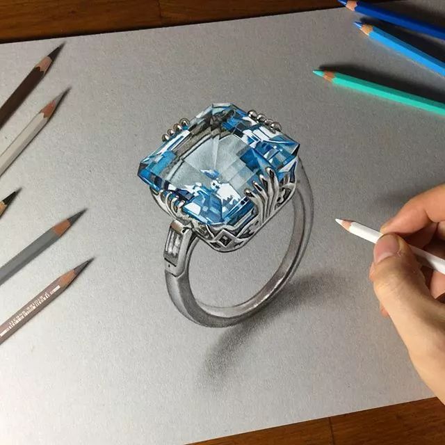 他的彩铅画立体感太强了要说彩铅界的写实派他称第二没人感称第一