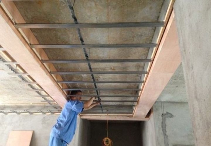 石膏板吊顶安装的施工方法