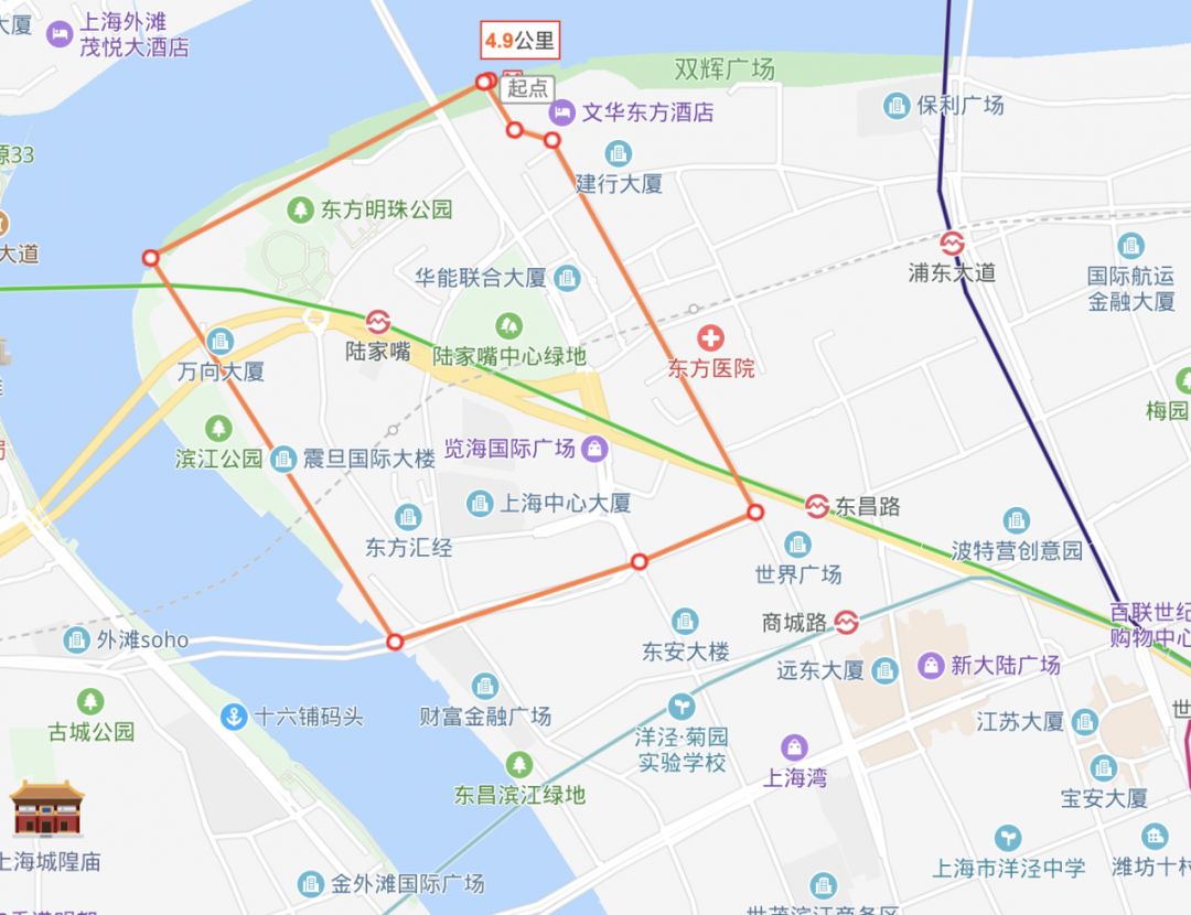 陆家嘴街道区域图片