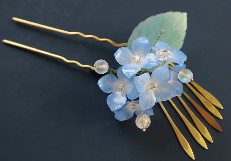 diy热缩片首饰当热缩片遇上古风发簪百万粉丝手工大v簪娘技法大公开附