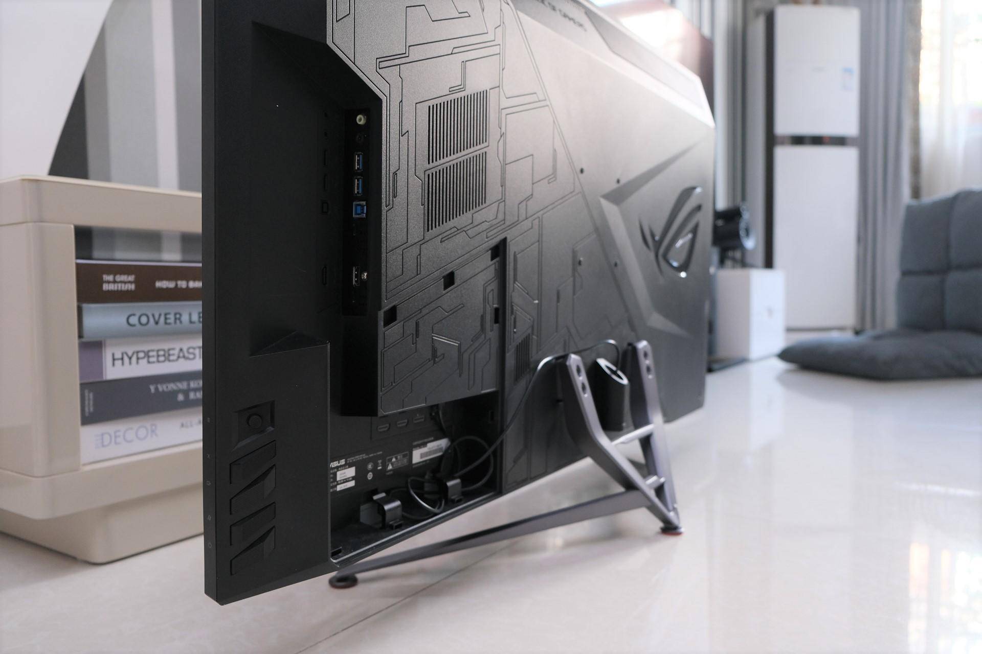 43寸梦幻巨屏华硕rogxg438q显示器