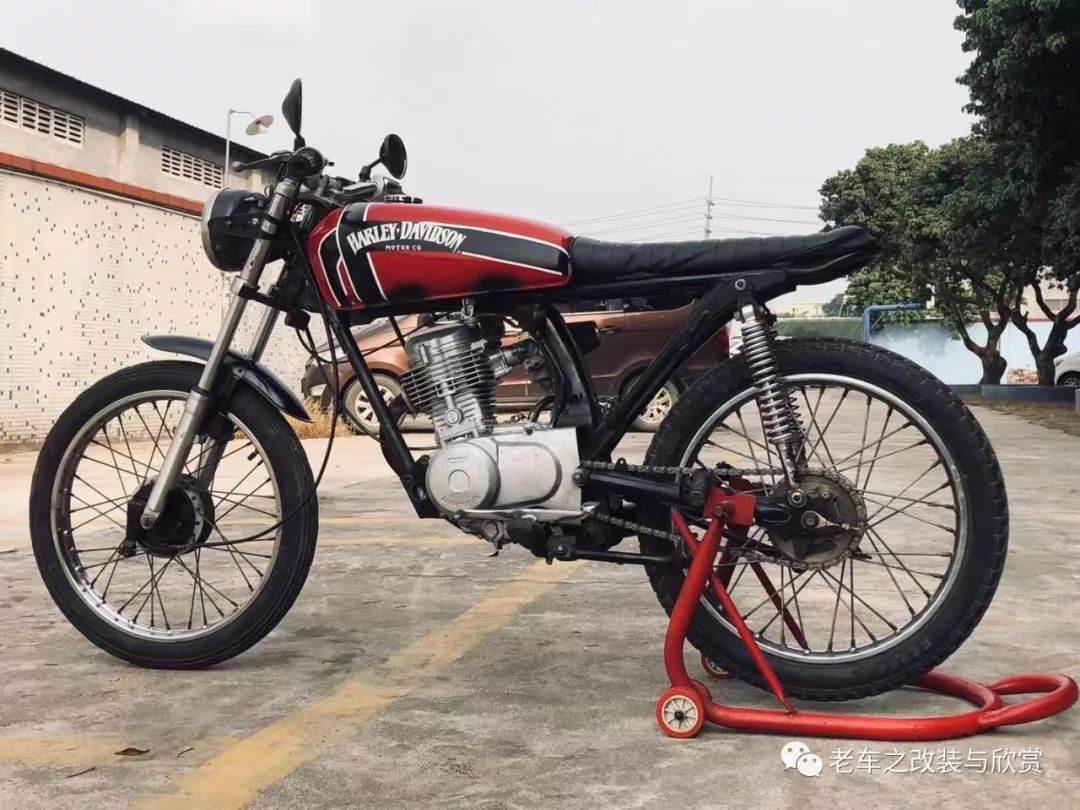 车友投稿cg125两个年轻小伙子的第一台改装作品