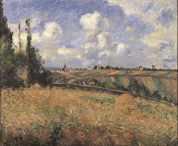 田野》,1877年,卡米尔·毕沙罗《塞纳河的支流》,1878年,克劳德·莫奈