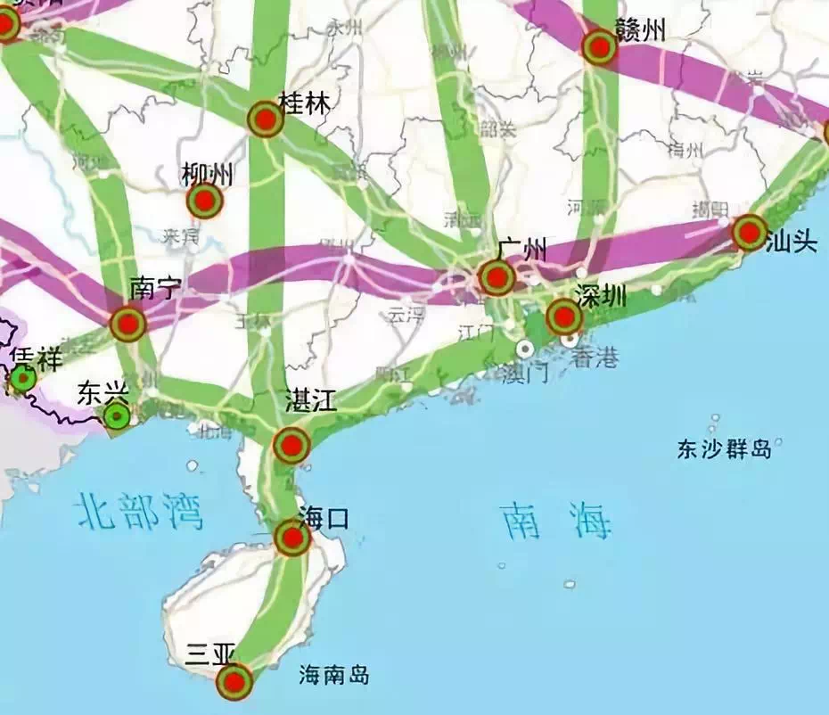 北海向海大道路线图图片