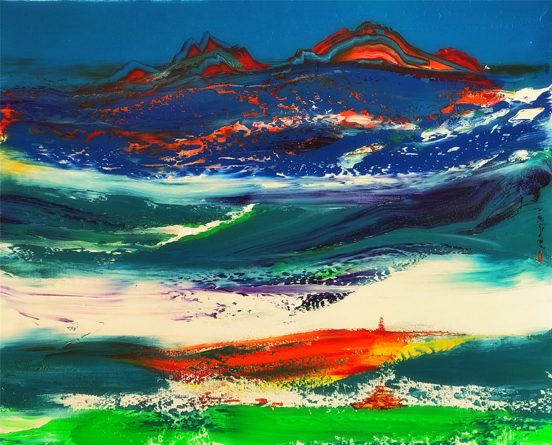 朱神光意象油画欣赏