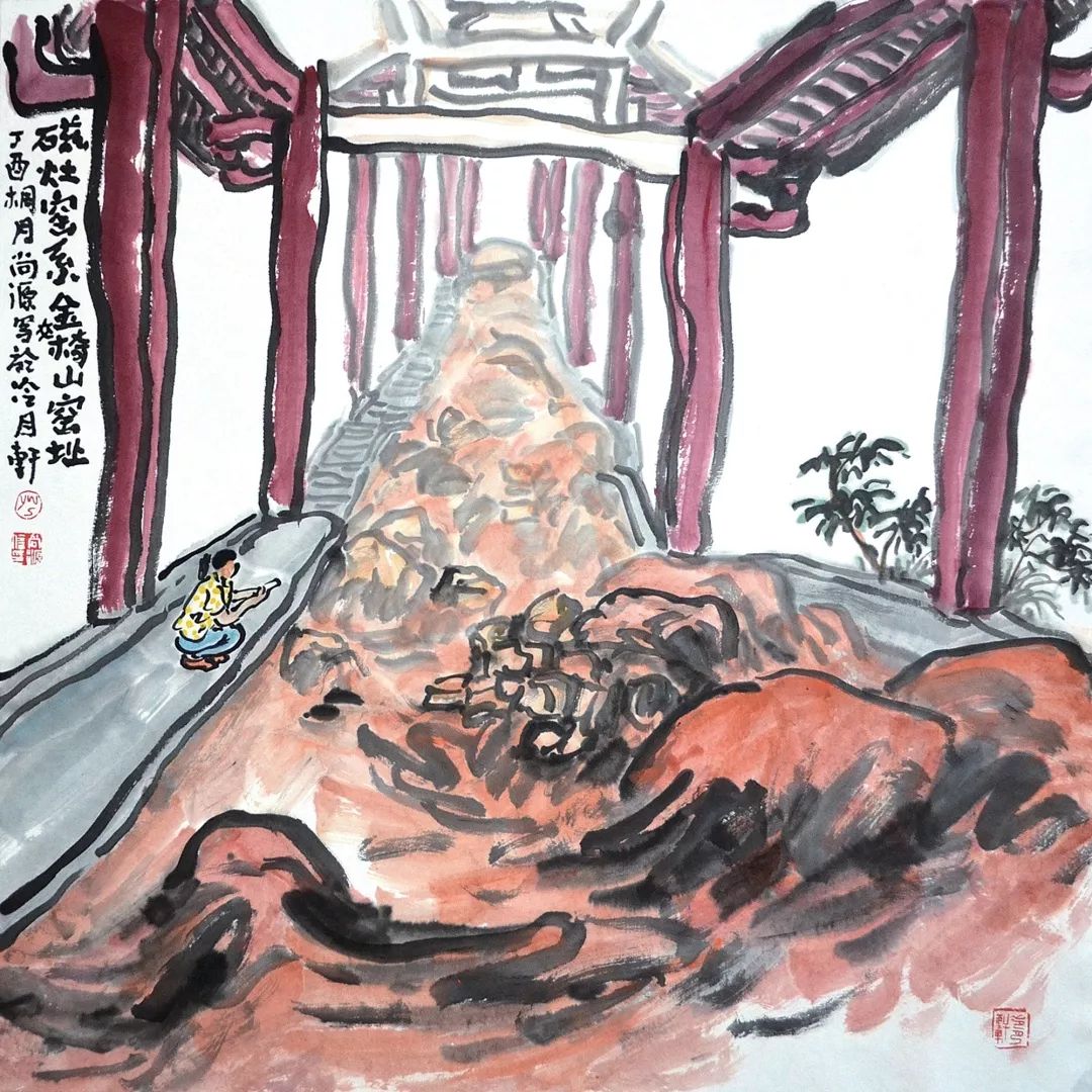 走遍南安南安乡土画家丹青妙笔绘闽南风情