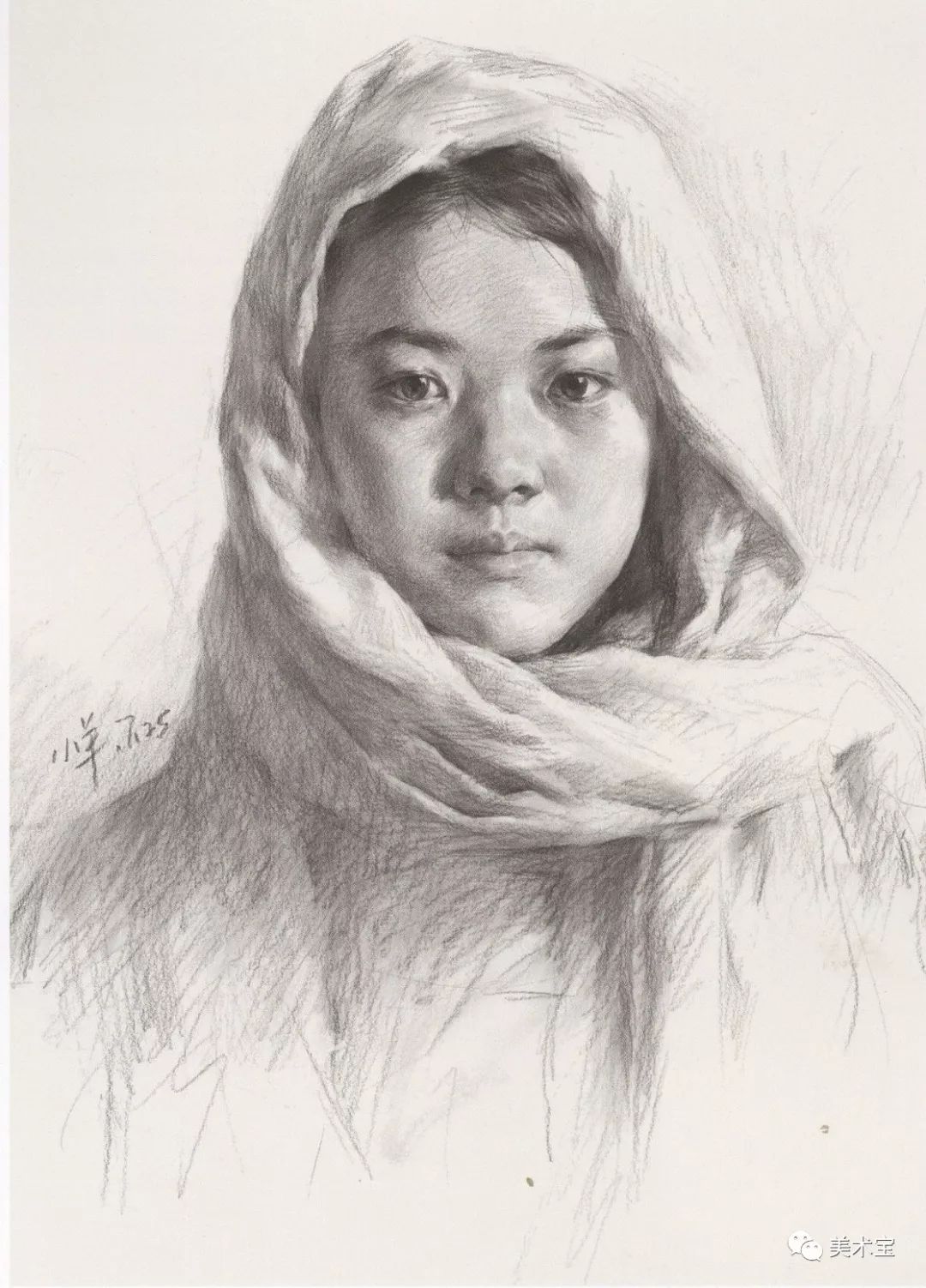 超强干货丨联考中素描头像的构图与找形方法