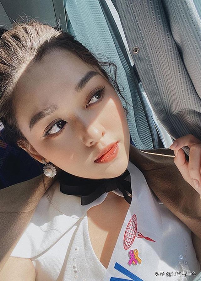 越南高颜值美女冲击国际小姐冠军目前排在前六名曾被网友热捧