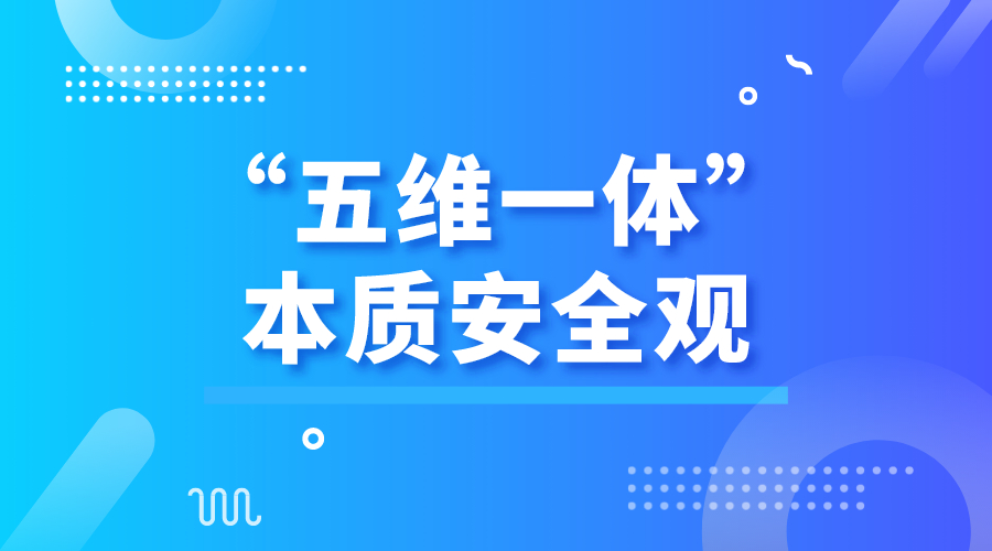 本质化安全五维一体本质安全观
