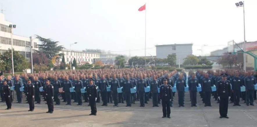 滕州监狱举行2019年第二阶段罪犯队列会操比赛