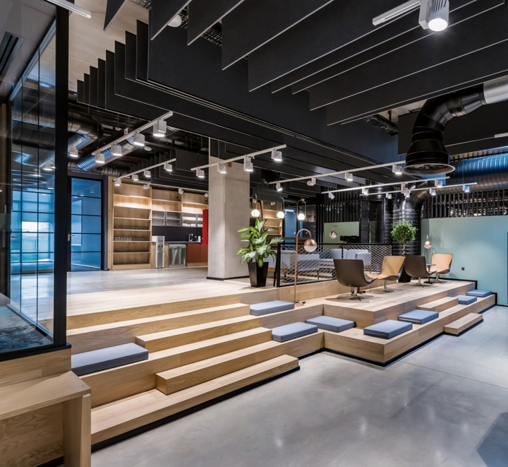 2000平工业风办公室装修设计让工作不再无聊和单调